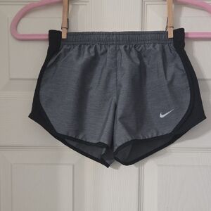 Nike Kids's Gray and Black Running Shorts